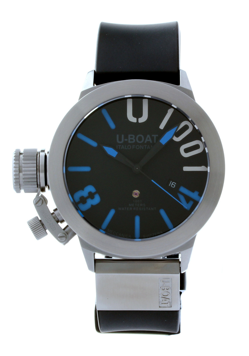 6448 u-boat classico black/rubber Ø47 mm price € 2.060