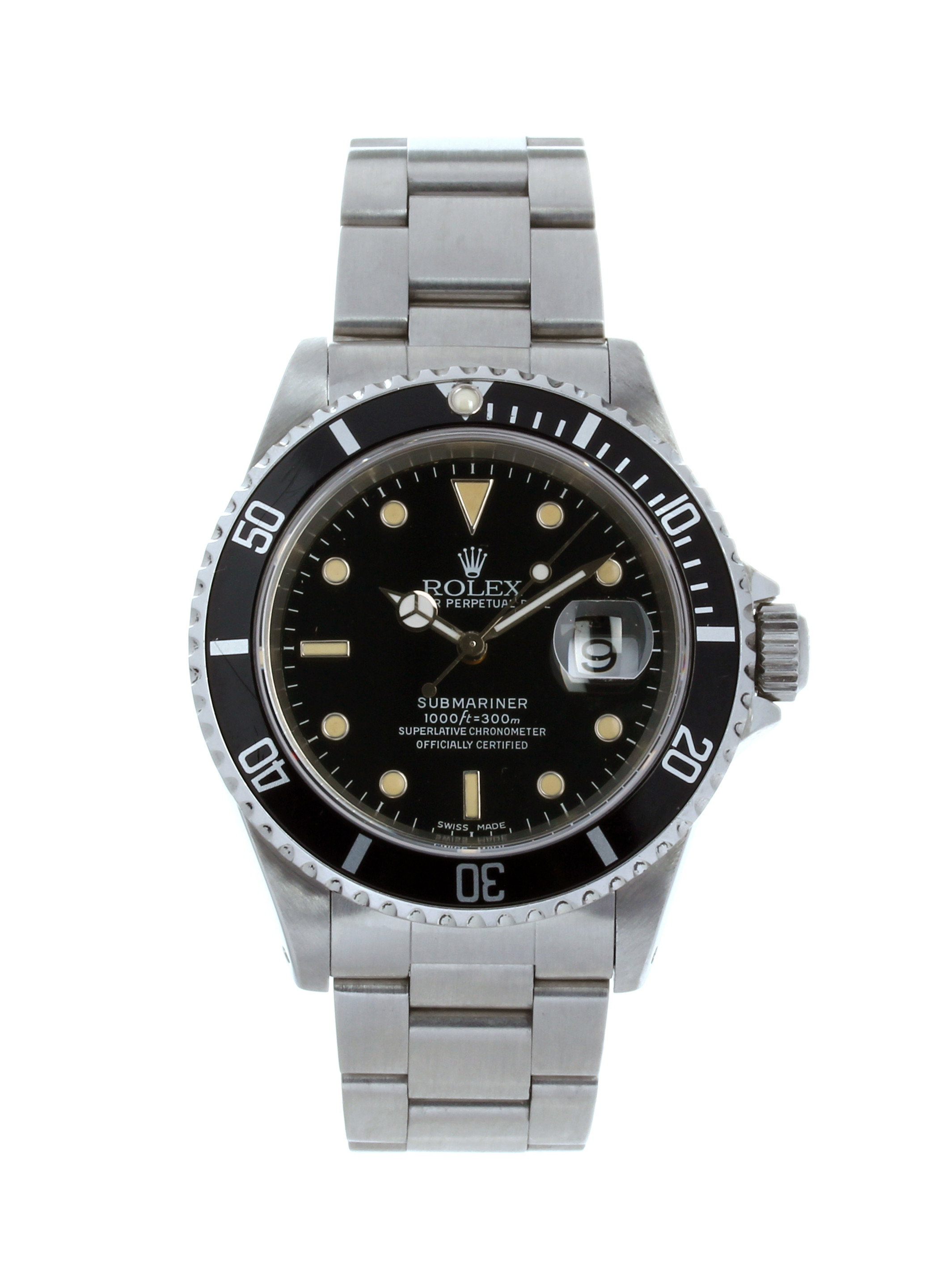 thickness rolex submariner