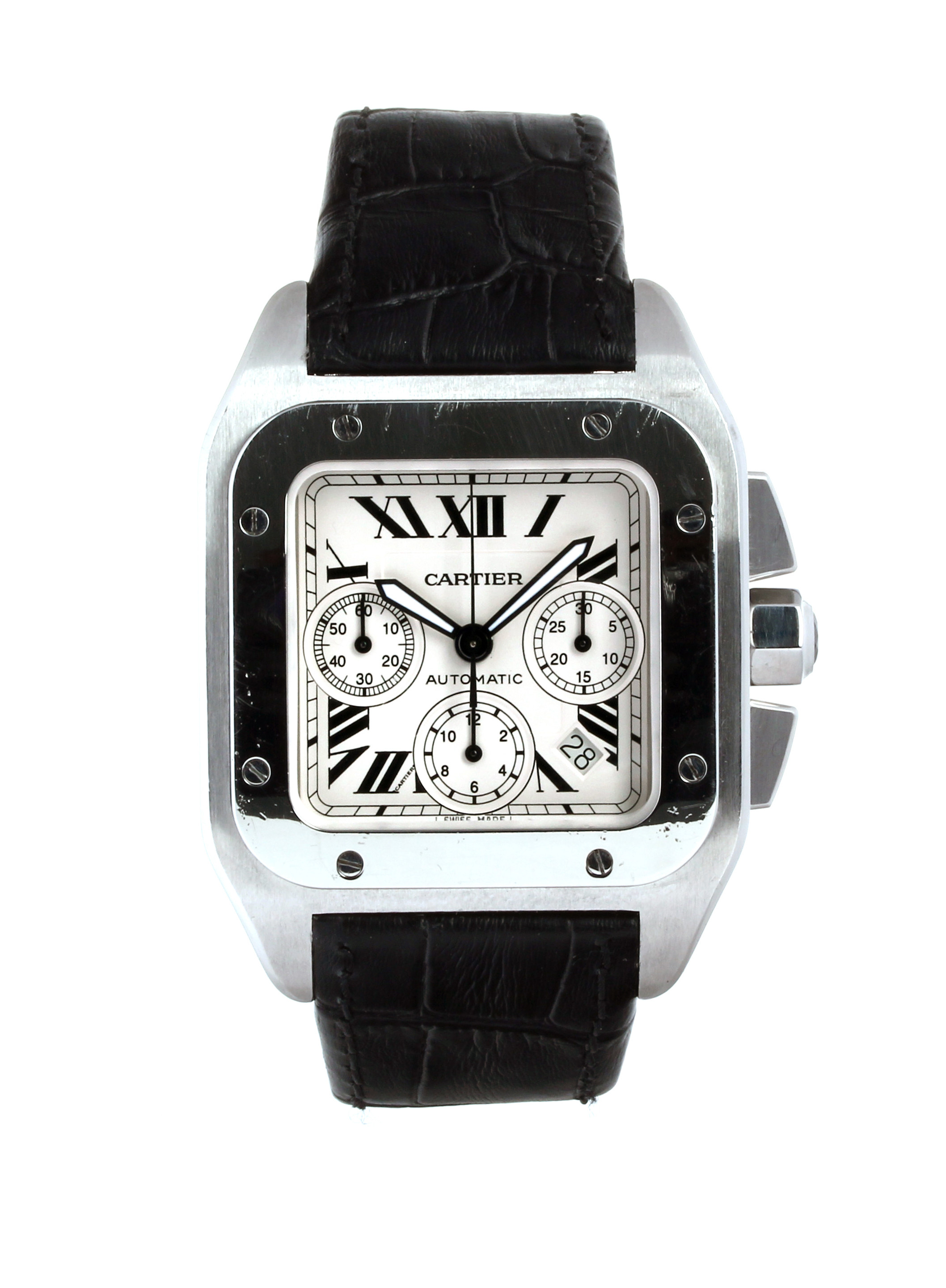 cartier santos 100 size